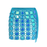 Riviera Hand-Crochet Mini Skirt