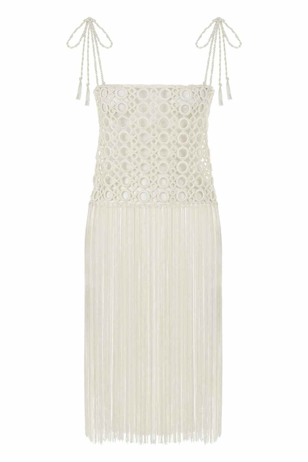 Biscotti Hand-Crochet Fringed Maxi Dress | Midi Dress | My Beachy Side