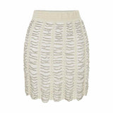 Pavlova Beaded Tiered Mini Skirt