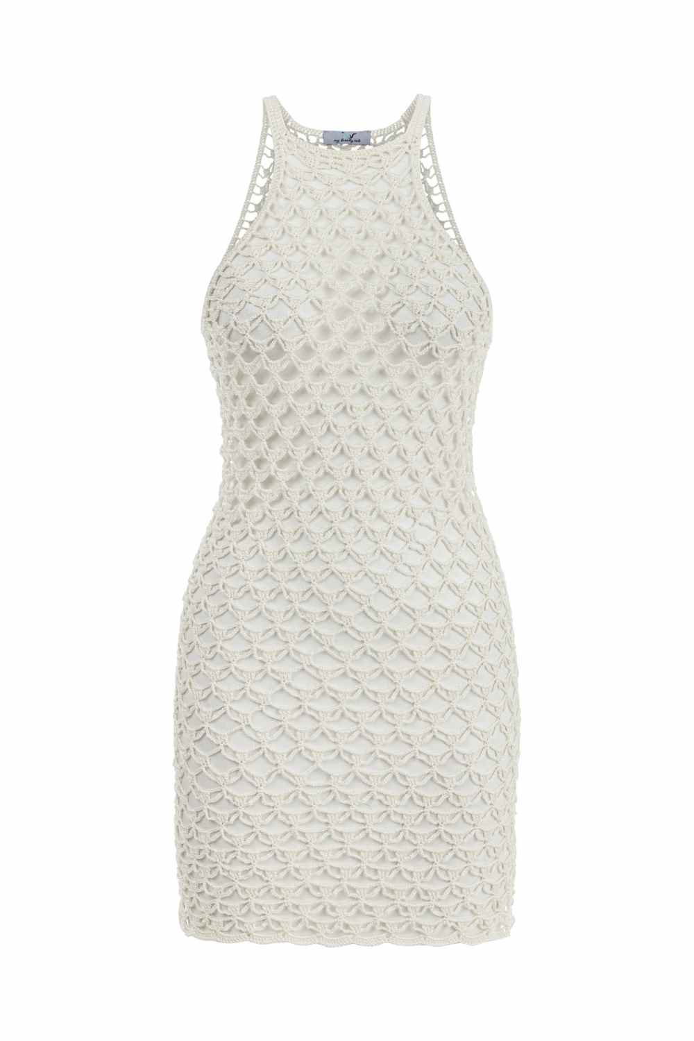 A.L.C White orders Mini Dress, Crochet Halter Neck, Sz 4, NWOT