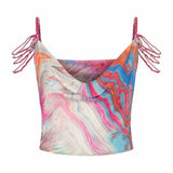 Cotton Candy Draped Top