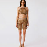 Adora Hand-Crocheted Mini Skirt