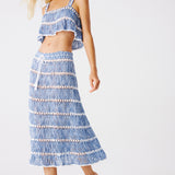 Elsa Hand-Crocheted Midi Skirt