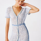 Galia Hand-Crocheted Cardigan Dress