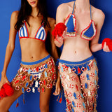 Lamer Hand-Crocheted Bikini Set