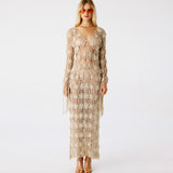 Luna Hand-Crocheted Caftan Dress