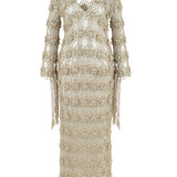 Luna Hand-Crocheted Caftan Dress