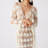 Luna Hand-Crocheted Caftan Dress