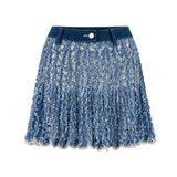 Muse Hand-Crocheted Mini Skirt